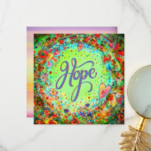 Carte De Remerciements Hope Pretty Boho Encouragement Inspiration