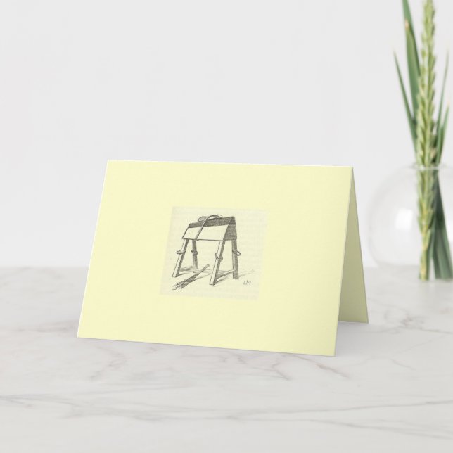 Carte De Remerciements Horse (Devant)