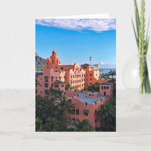 Carte De Remerciements Hôtel Royal Hawaiian