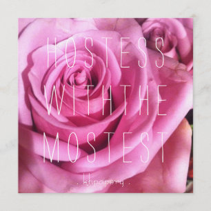 Carte De Remerciements Hôtesse avec le Mostest !Carte de remerciements