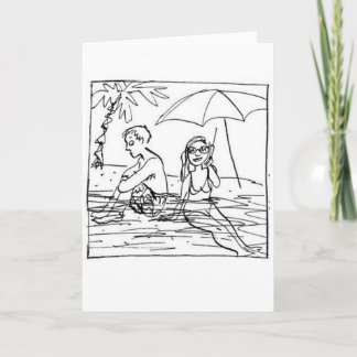 Carte De Remerciements Humour de lune de miel