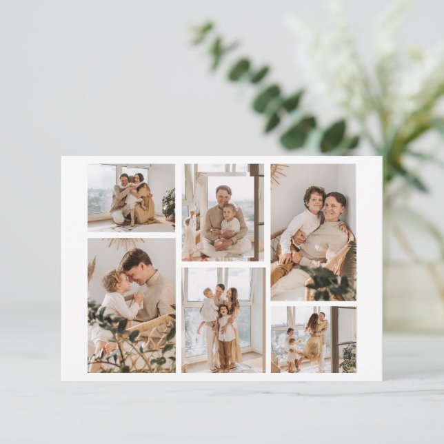 Carte De Remerciements Idées de collages de photos pour les cadeaux Créez (Debout devant)