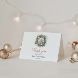 Carte De Remerciements Il fait froid à l'extérieur du beau Baby shower de