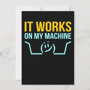 Carte De Remerciements Il Fonctionne Sur Ordinateur Technique Informatiqu