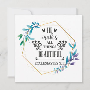 Carte De Remerciements Il Rend Tout Beau
