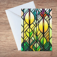 Illustration en verre coloré
