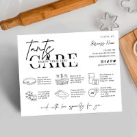 Instructions pour la prise en charge des tartes Bo