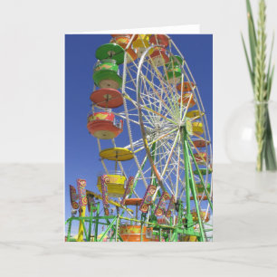 Carte De Remerciements Intérieur vierge, grande roue