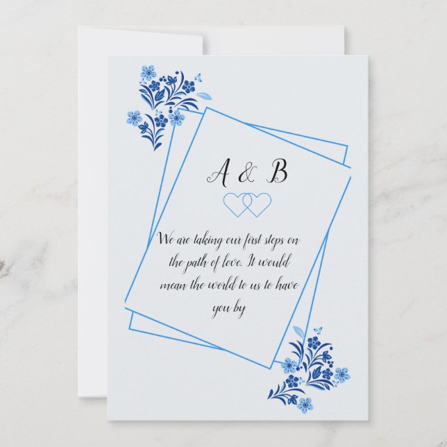 Carte De Remerciements Invité au mariage (Devant)