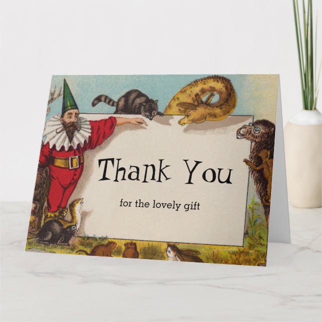 Carte De Remerciements Isidore et ses animaux Big Greeting Card (Devant)