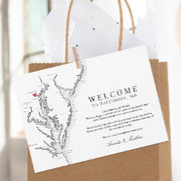 Itinéraire de bienvenue pour le Mariage du Marylan