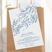 Itinéraire de bienvenue pour Mariage de Peaks Isla