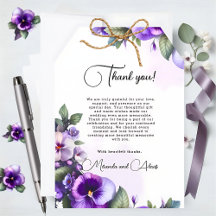 Ivoire à thème floral violet et argent 