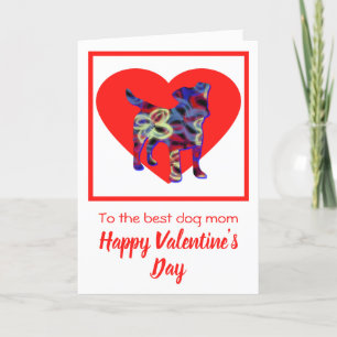 Carte De Remerciements Jack Russell Chien Red Valentine’s Day Greeting Ca