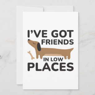 Carte De Remerciements J'ai des amis dans des endroits difficiles