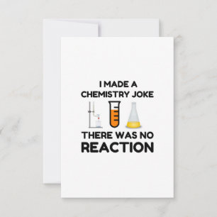 Carte De Remerciements J'Ai Fait Une Blague De Chimie