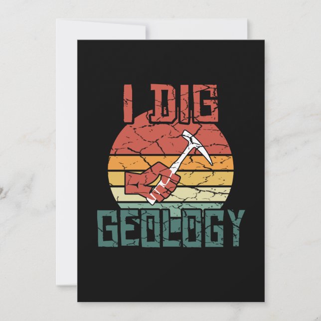 Carte De Remerciements J'ai fouillé la géologie drôle cadeau de géologue  (Devant)