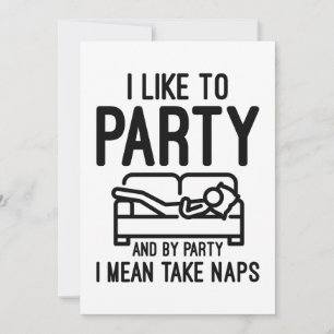 Carte De Remerciements J'Aime Faire La Fête