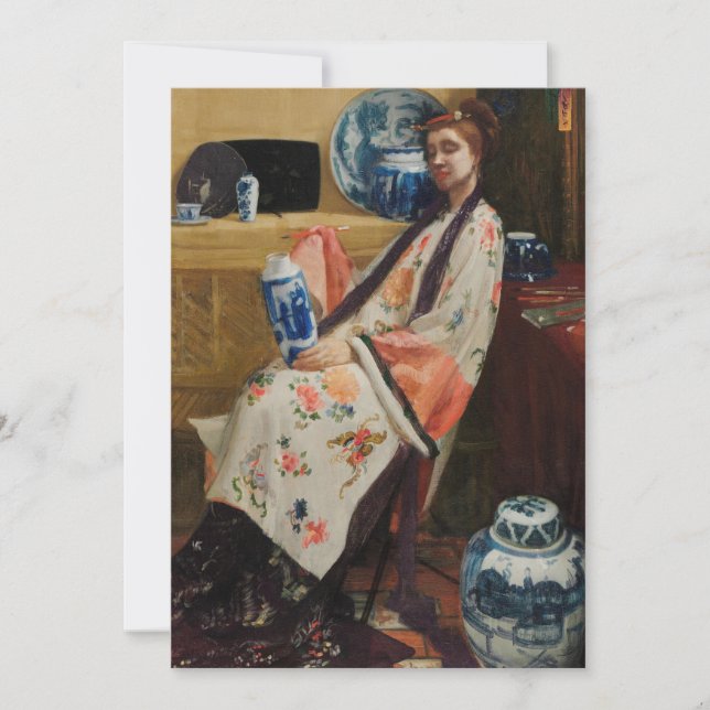 Carte De Remerciements James Whistler - Le Lange Leizen des Six Marks (Devant)
