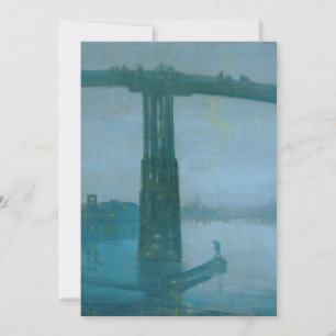 Carte De Remerciements James Whistler - Nocturne, Old Battersea Bridge