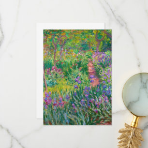 Carte De Remerciements Jardin de l'artiste à Giverny par Claude Monet
