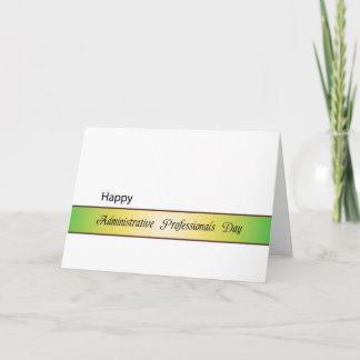 Carte De Remerciements Jaune Jour-Vert de professionnels