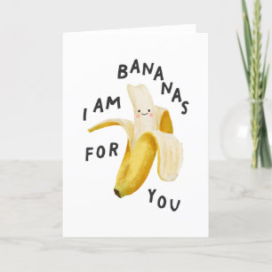 Carte De Remerciements Je Suis Des Bananes Pour Vous