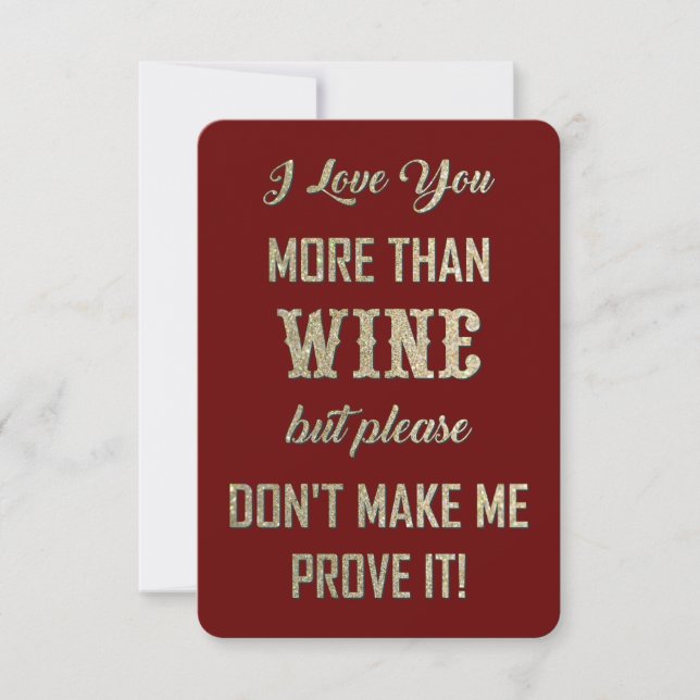 CARTE DE REMERCIEMENTS JE T'AIME... (Devant)