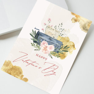 Carte De Remerciements Je t'aime Lettre Vintage Valentine