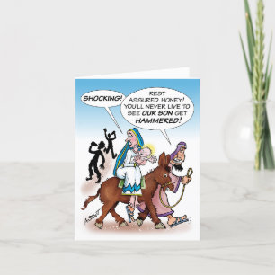 Carte De Remerciements Jésus "Hammered" -