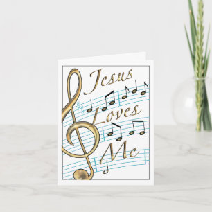 Carte De Remerciements Jésus m'aime