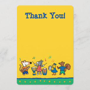 Carte De Remerciements Jeu de Maisy et d'amis dans la bande