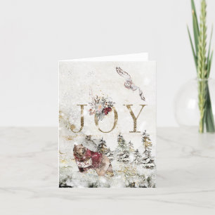 Carte De Remerciements joie de Noël