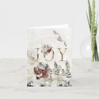 Carte De Remerciements joie de Noël