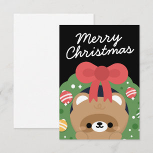 Carte De Remerciements Joli Noël simple et amusant