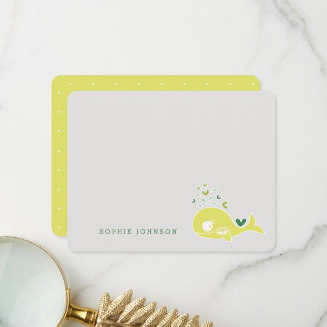 Carte De Remerciements Jote Green Grosse Enceinte Mommy Baby shower Twins (Devant/Arrière en situation)