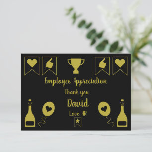 Carte De Remerciements Jour d'appréciation de l'employé