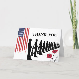 Carte De Remerciements Jour des vétérans patriotiques