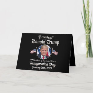 Carte De Remerciements Jour d'investiture de Trump 2025 47e président des