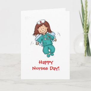 Carte De Remerciements Joyeuse journée des infirmières -