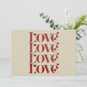Carte De Remerciements Joyeuse Saint-Valentin Couple de la Saint-Valentin