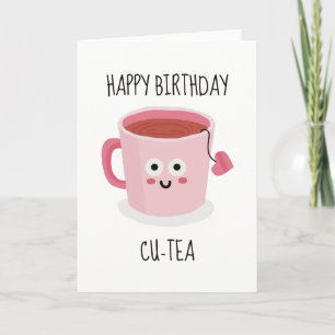 Carte De Remerciements Joyeux Anniversaire Cu-tea Funny Sarcastic Card