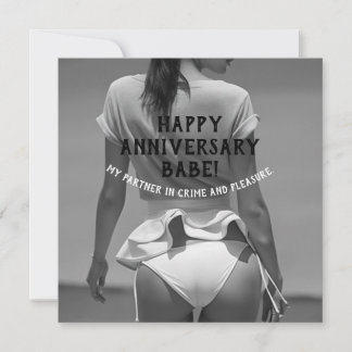 Carte De Remerciements Joyeux Anniversaire Sexy Naughty personnalisable