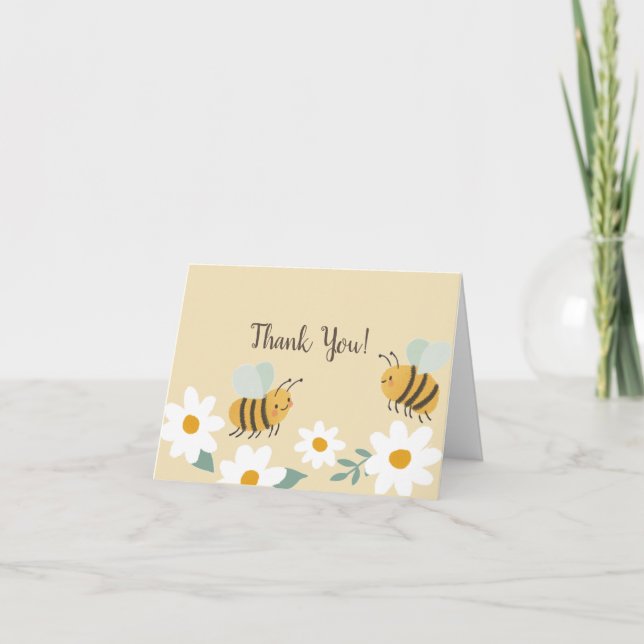 Carte De Remerciements Joyeux anniversaire Sweet Bee (Devant)