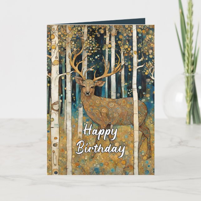 Carte De Remerciements Joyeux anniversaire Won-Deer-ful Papa (Devant)
