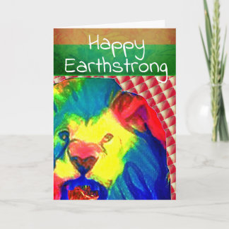 Carte De Remerciements Joyeux Earthstrong - Joyeux anniversaire