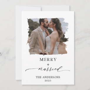 Carte De Remerciements Joyeux et Mariage marié