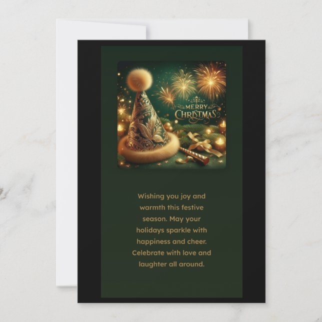 Carte De Remerciements joyeux noël (Devant)