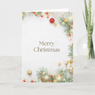 Carte De Remerciements Joyeux Noël