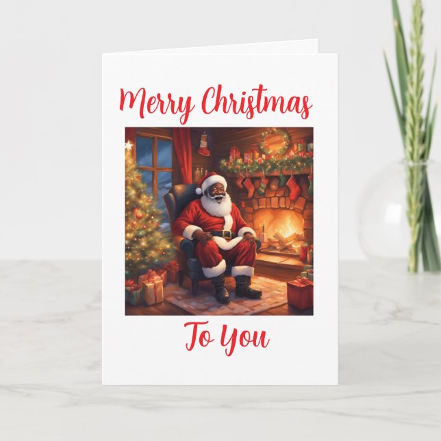 Carte De Remerciements Joyeux Noël (Devant)